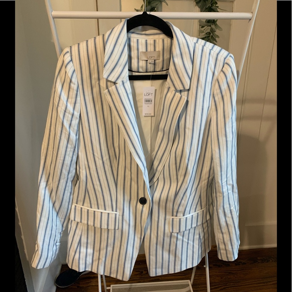 Pinstriped blazer